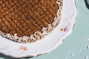 Stroopwafel kokos