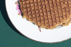 Stroopwafel limoenblad