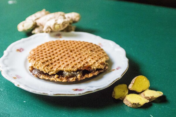 Stroopwafel gember