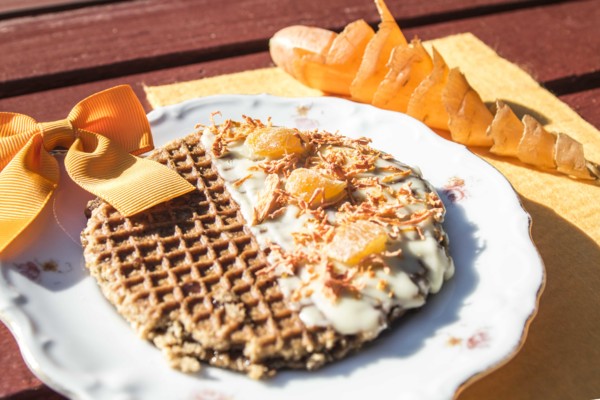 Stroopwafel oranje boven